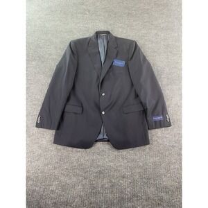 NWT Jack Victor Suit Jacket 46 L Blue Wool Verona Montreal Classic *Defects